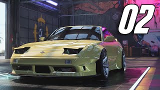 Need for Speed Heat  Part 2  FIRST CAR BUILD 180SX [upl. by Marigolda]