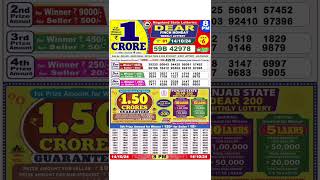 DEAR LOTTERY SAMBAD MORNING 8PM RESULT TODAY LIVE DRAW ON 14102024 NAGALAND [upl. by Otsirc]