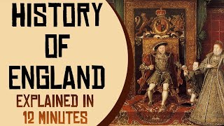 History of England Explained in 12 Minutes [upl. by Hameean]