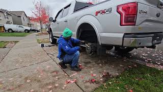 changing new tires for f150 [upl. by Claudia40]