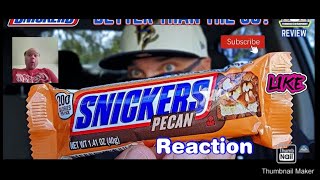 Reaction to Snickers® Pecan Review 🍫  Could It Be Better Than The Original  theendorsement [upl. by Rovner]