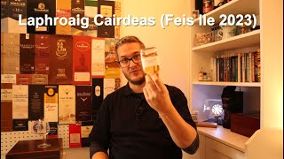 Tasting Laphroaig Cairdeas Feis Ile 2023 [upl. by Borlow]