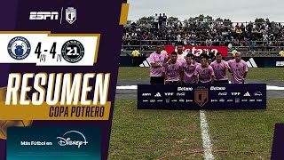 LA SUB 21 LE GANÓ UN PARTIDAZO POR PENALES A CHAMPIONSLI PERO NO LE ALCANZÓ  RESUMEN  COPA POTRERO [upl. by Ardnaeed808]