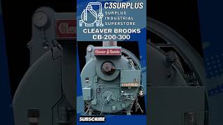 300 HP Cleaver Brooks 150 PSI Steam Boiler 1974 Model CB200300 [upl. by Ila950]