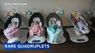 Identical quadruplet sisters meet their brothers for the 1st time [upl. by Sadnalor163]