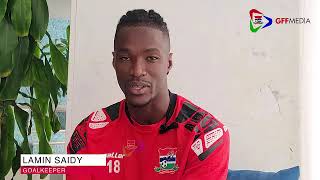 quotNew Scorpion Goalkeeper Lamin Saidy Speaks to GFF Media About His Maiden National Team CallUpquot [upl. by Reedy]