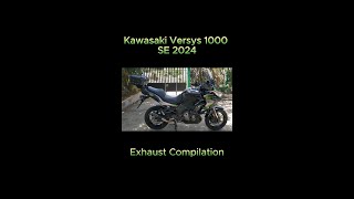 Kawasaki Versys 1000 SE EXHAUST COMPILATION Yoshimura Orion SC Project Austin Racing [upl. by Drape]