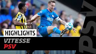 A draw  Highlights Vitesse  PSV [upl. by Gabbi]