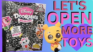 Unboxing Disney Doorables Academy Figures Adult Toy Collector Review [upl. by Nylrehs941]