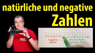 natürliche und negative Zahlen  einfach erklärt  Lehrerschmidt [upl. by Atilem479]