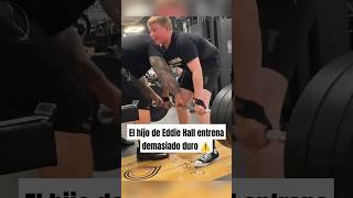 El hijo de Eddie Hall entrena demasiado duro gym powerlifting fitness bodybuilding [upl. by Ioab]