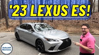 2023 Lexus ES 300h F Sport Handling Review amp Rainy Test Drive [upl. by Woodring821]