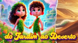 Do Jardim ao Deserto  A História de Adão e Eva Noé e Moisés  Filme completo gospel Infantil [upl. by Eteragram]