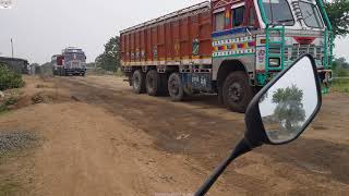 Tata Motors 12 Wheeler 3118 Trucks Running On Road [upl. by Nylegna858]