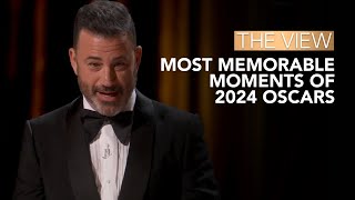 Most Memorable Moments Of 2024 Oscars  The View [upl. by Akiaki856]