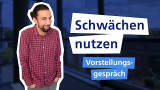 WAS SIND IHRE SCHWÄCHEN Beispiele  No Go’s I Vorstellungsgespräch 🚀 I Traumjob [upl. by Enyedy]