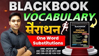 Black Book Of Vocabulary Marathon  Vocab From Black Book  Vocab Marathon for SSC  By Anil Jadon [upl. by Noremmac]