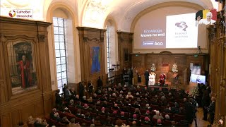 Visite du pape François à la KU Leuven [upl. by Mccullough]