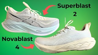 Asics Superblast 2 vs Novablast 4  Which one should you BUY [upl. by Colvin990]