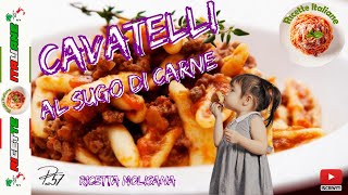 CAVATELLI AL SUGO DI CARNE ricetta Molisana shortsvideo [upl. by Rubio]