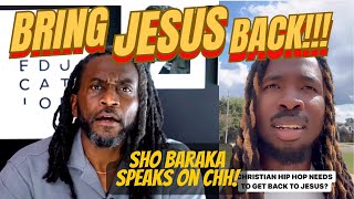 Sho Baraka says Christian hip hop needs Jesus BackRapper Nobigdyl responds [upl. by Hedvig943]