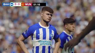 Brighton vs Manchester United LIVE  Premier League 2425  PES 21 Simulation Gameplay [upl. by Alemaj723]