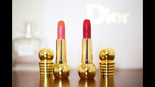 New Dior 2020 Dior Diorific Happy 2020 Lipstick Review [upl. by Alpers]