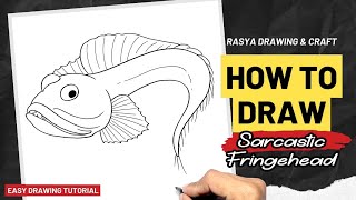 How to draw Sarcastic Fringehead [upl. by Durwood]