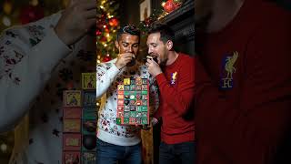 Messi and Ronaldo open an Advent calendar 1advent advent calender [upl. by Arleta70]