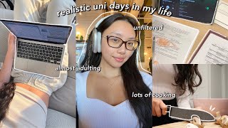 REALISTIC DAYS IN MY LIFE 🌱 writing a midterm what i eat amp being unfiltered  almost adulting [upl. by Nanoc203]