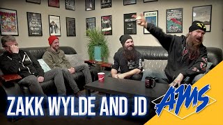 A Wylde good time  Zakk Wylde and JD DeServio AMS interview [upl. by Epilihp]