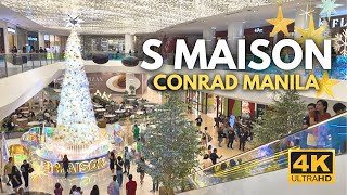 Luxury Mall Inside A 5Star Hotel S MAISON of Conrad Manila  4K  Pasay City Philippines [upl. by Onateyac]