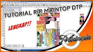 Tutorial Rip MainTop Outdoor Print Mesin Ryker 512i [upl. by Broek691]