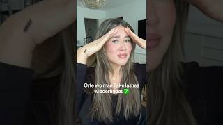 Wimpern wiederfinden beautyaufklärung makeup beautytipps makeuptutorial [upl. by Ylac]