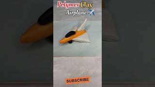 DIY Polymer Clay Airplane ✈️ Tutorial  Super Clay Art shorts ytshorts youtubeshorts shortvideo [upl. by Caresse]