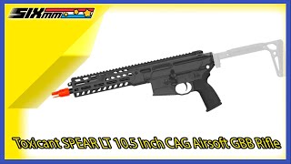 Toxicant SPEAR LT 105 Inch CAG Airsoft GBB RifleFor Tokyo Marui MWS SeriesBLK [upl. by Daph825]