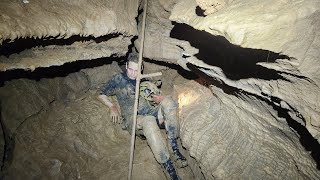 Claustrophobic Descent Into The East Stream Passage Of Pettyjohns Cave [upl. by Lemmor]