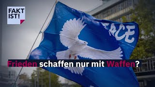 Frieden schaffen nur mit Waffen  Fakt ist  MDR [upl. by Spillar559]