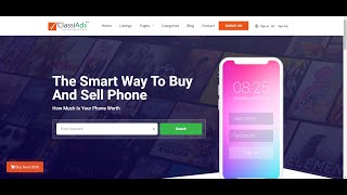 Build Mobile Classified Site in WordPress within 4 Minutes  How to Install Classiads Theme [upl. by Noxas]