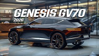 Unveiled 2026 Genesis GV70 The Secret Behind Its Stunning Design [upl. by Atnohs]