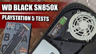 WD Black SN850X SSD PS5 Tests [upl. by Mildred]