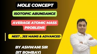 isotopic abundance and average atomic mass  BASIC CONCEPT OF CHEMISTRY CLASS 11 MOLE CONCEPT [upl. by Noyk]