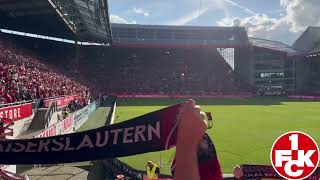 Kaiserslautern Fans beim Spiel gegen Greuther Fürth I 10082024 [upl. by Synned631]