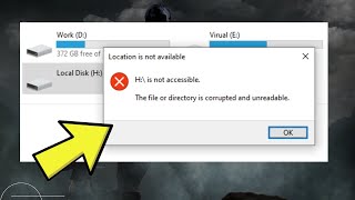 How To Fix The File or Directory is Corrupted And Unreadable [upl. by Nemra960]