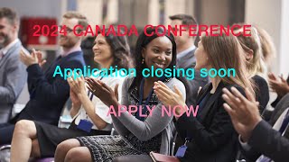 Fully Funded Conference that can guarantee you visa Canada 2024 [upl. by Catharina]