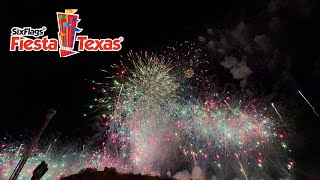 2024 New Year’s 360 Fireworks at Six Flags Fiesta Texas [upl. by Leinto]