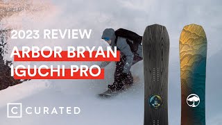 2023 Arbor Bryan Iguchi Pro Camber Snowboard Review 2024 Same Tech Different Graphic  Curated [upl. by Eenoj246]