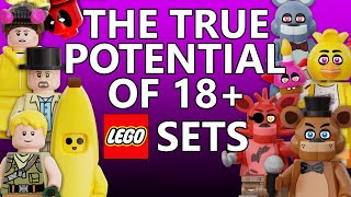 The True Potential of 18 Adults Welcome LEGO Sets [upl. by Notneb]