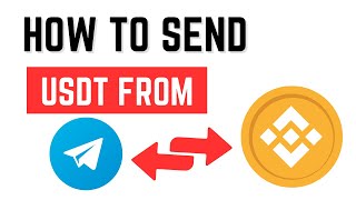 how to send USDT from telegram to binance [upl. by Ebanreb7]