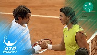 Nadal beats Federer in 2006 Rome epic  Internazionali BNL dItalia Top Hot Shots amp Highlights [upl. by Mook127]